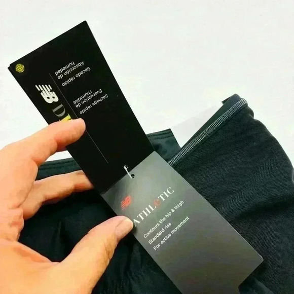 NWT New Balance Women's Black Impact 3” Lined Thick Waist Running Short Size XL - Picture 13 of 15